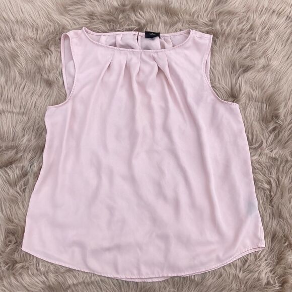Worthington Pleated Camisole Shell Tank in Light Pink - Picture 2 of 6